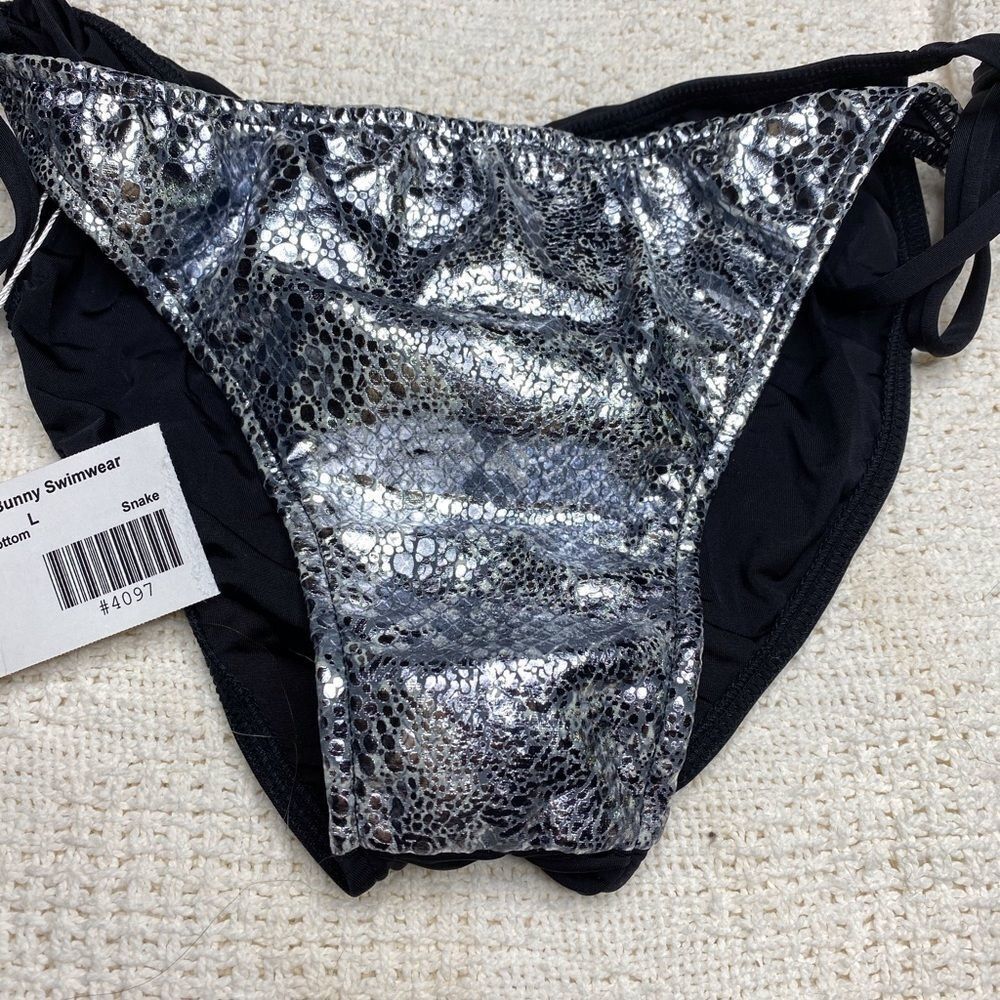 Beach Bunny Kardashians Kim 2 Snake Side Tie Bikini Bottom nwt - Picture 3 of 8